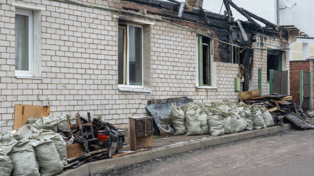 Professional Fire Damage Removal technician working in Kenmore, WA